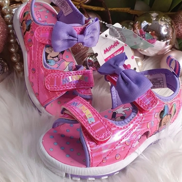 Minnie Mouse Toddler Strappy Sandals - Picture 1 of 6
